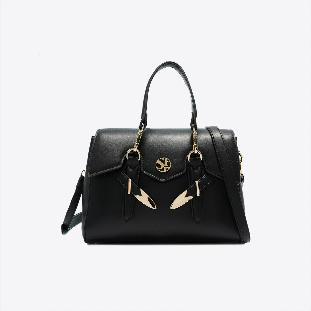 Secret Pon Pon Borsa Yalis Small con Tracolla Colore Nero
