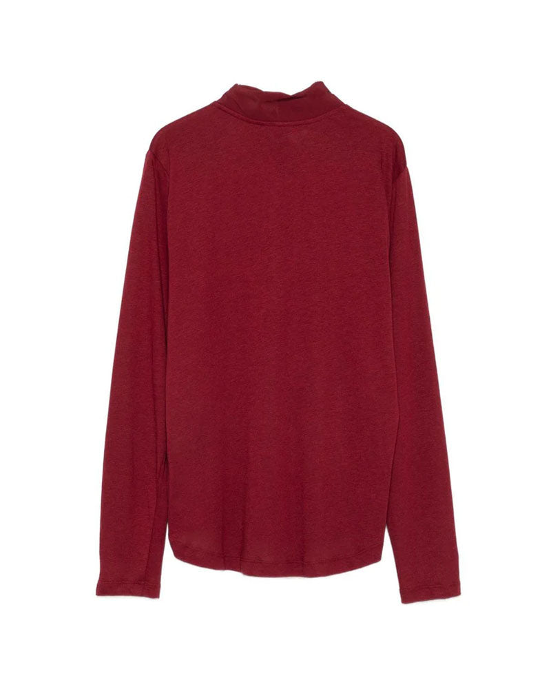 Seventy Venezia Blusa con Fiocco da Donna Colore Bordeaux