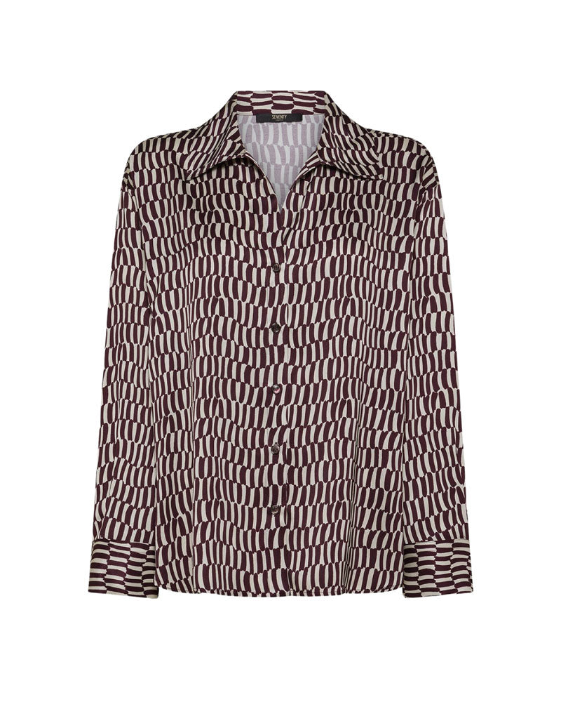 Seventy Venezia Camicia a Righe da Donna Multicolore