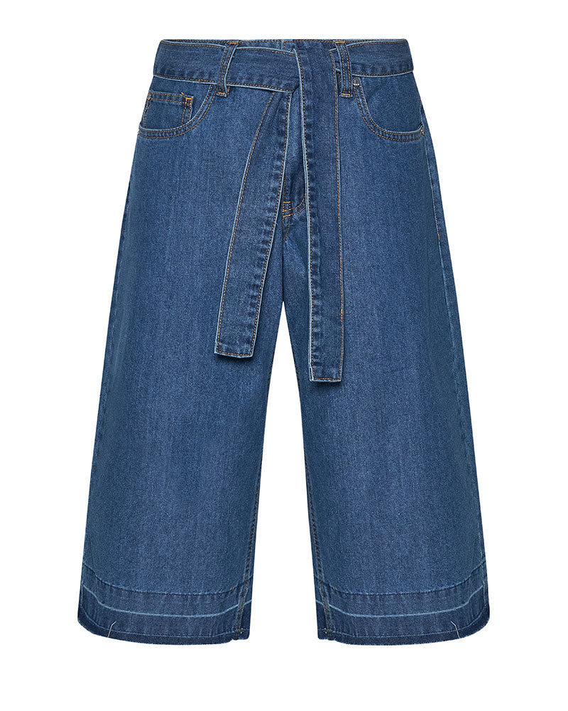 Silvian Heach Bermuda in Denim da Donna Colore Blu