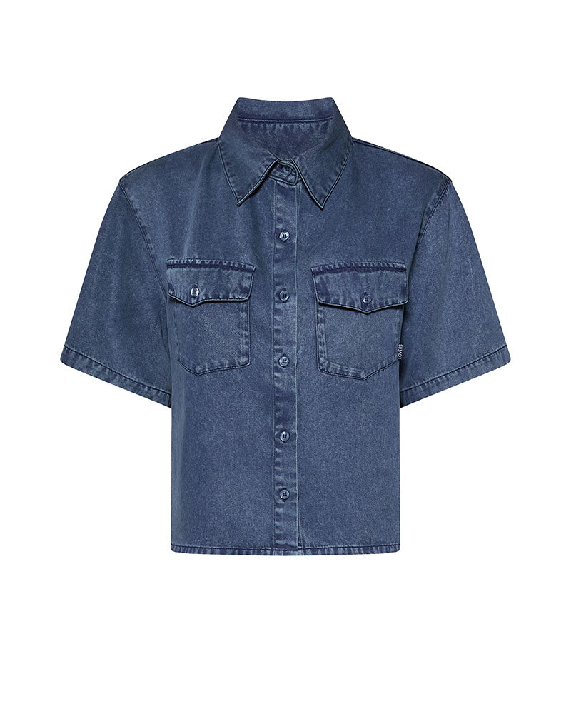 Silvian Heach Camicia Amara da Donna Colore Blu