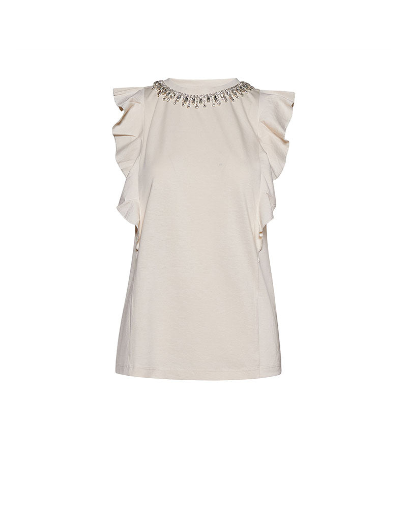 Silvian Heach Camicia Giromanica da Donna Colore Bianco