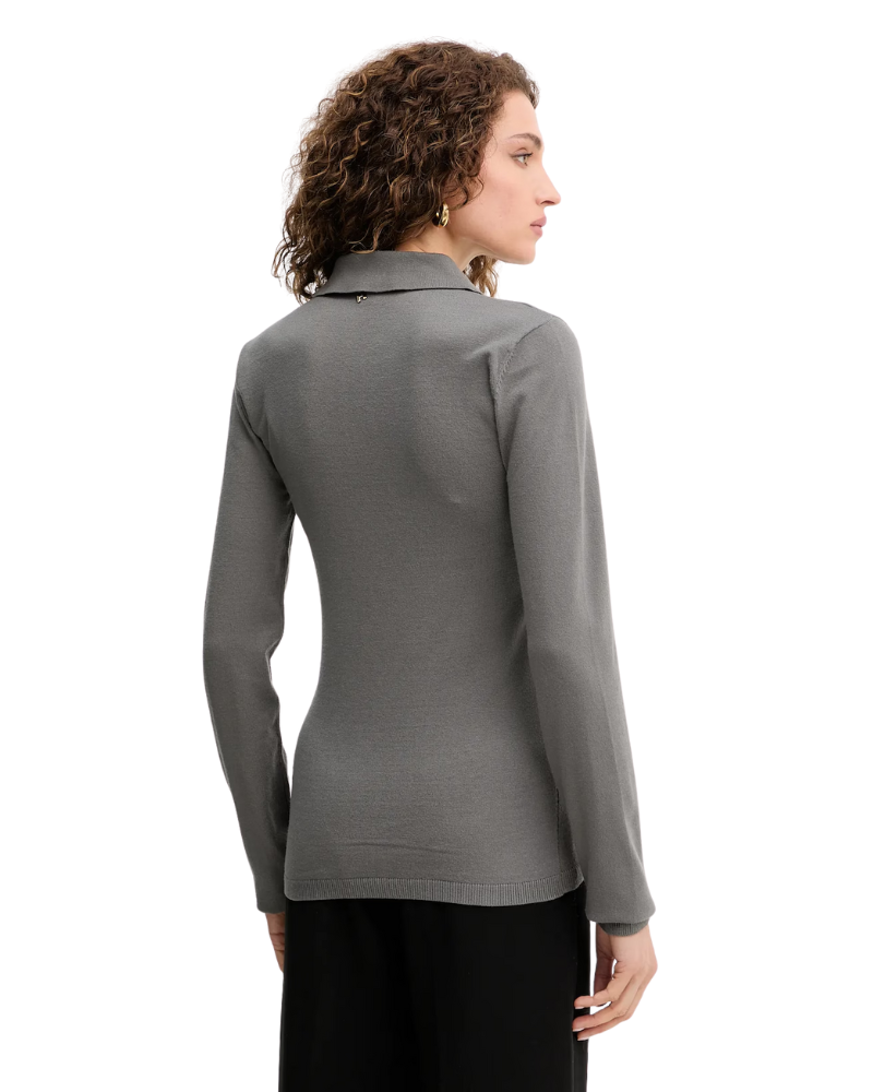 Silvian Heach Polo Bucers Colore Grigio