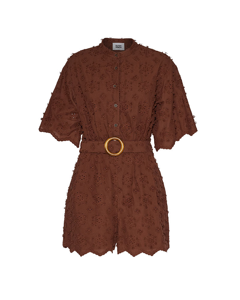 Silvian Heach Tutina con Cinturone Colore Cappuccino