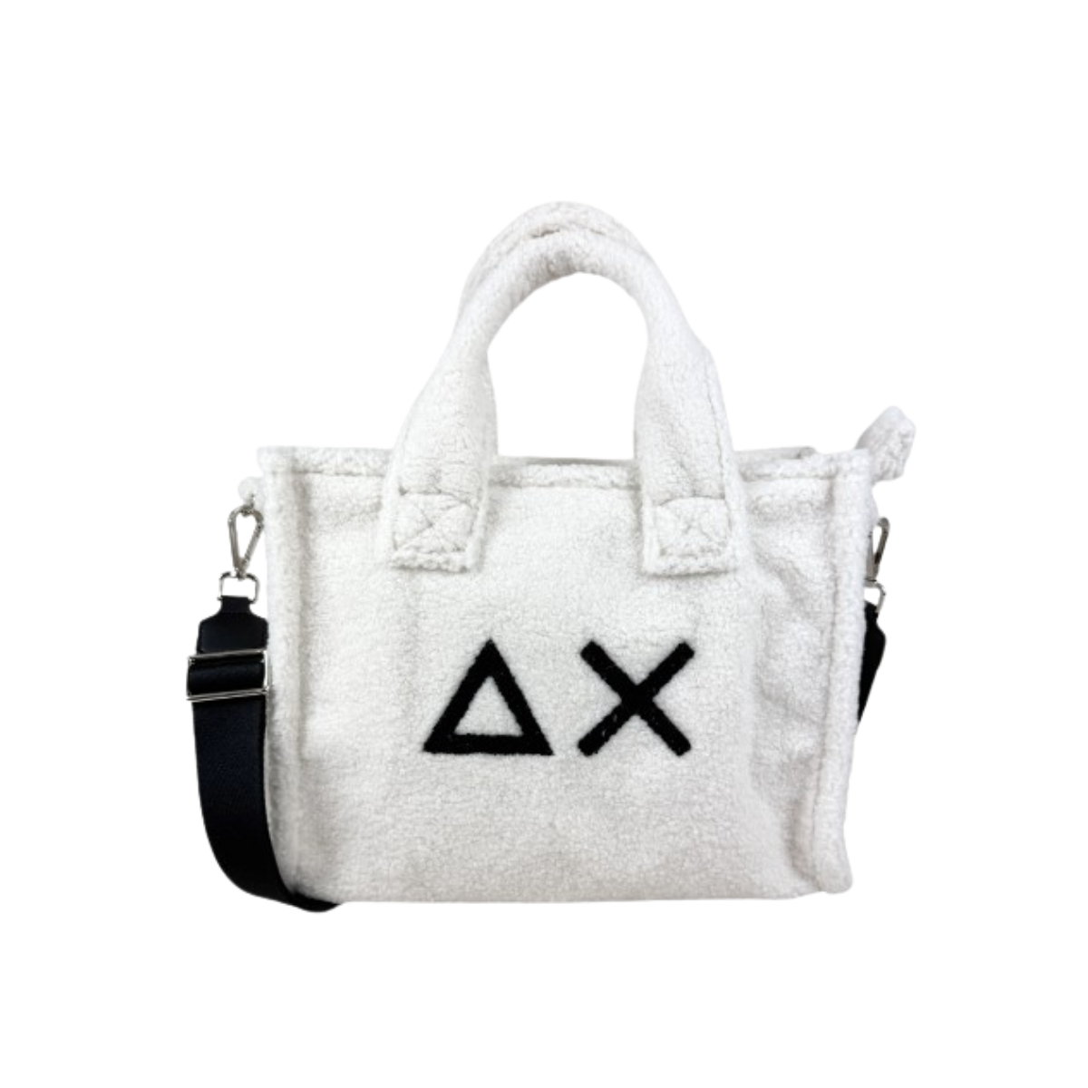 Sun 68 Borsa  Cali Midi Bag Teddy Colore Bianco
