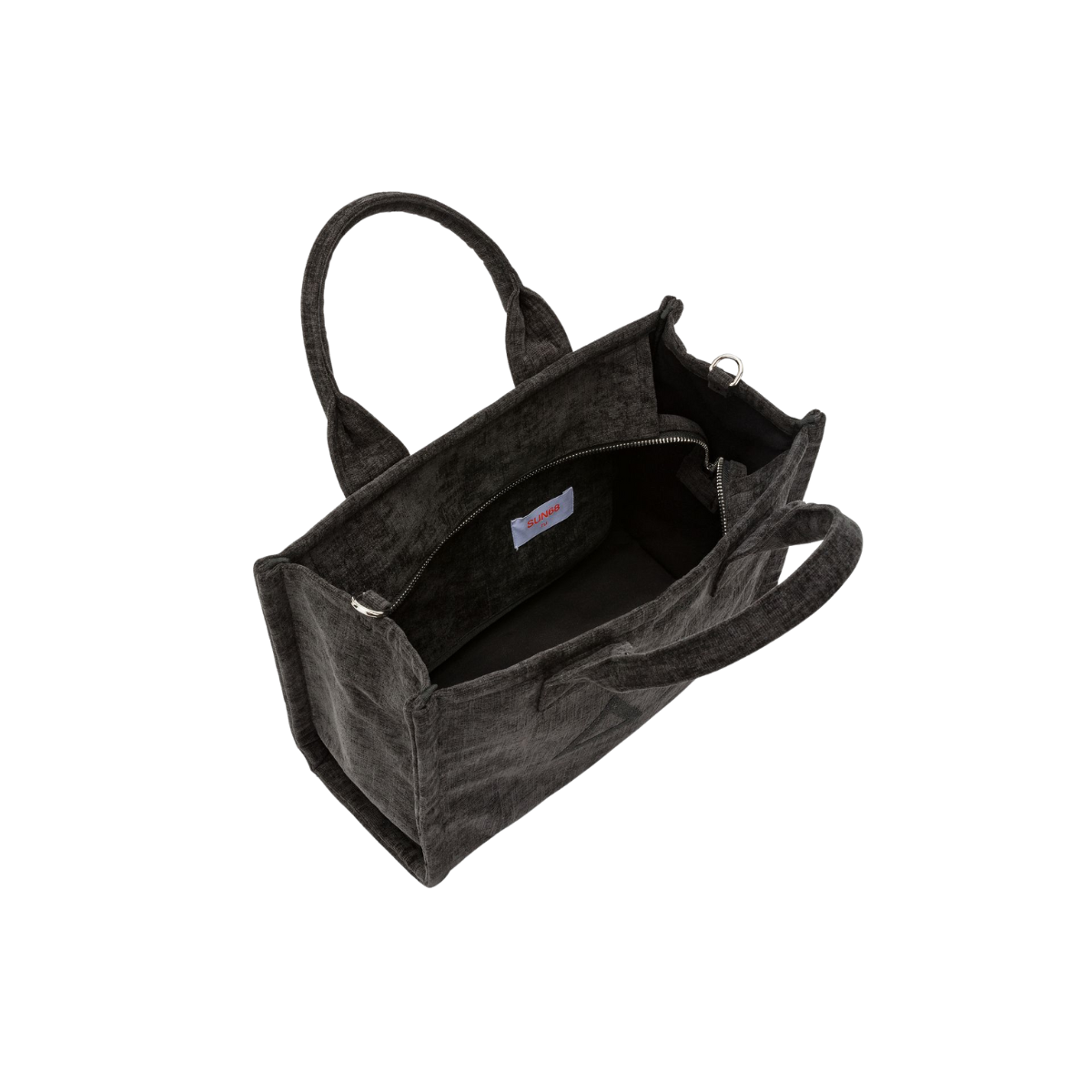 Sun 68 Shopping Bag Midi Cali in Velluto Colore Nero