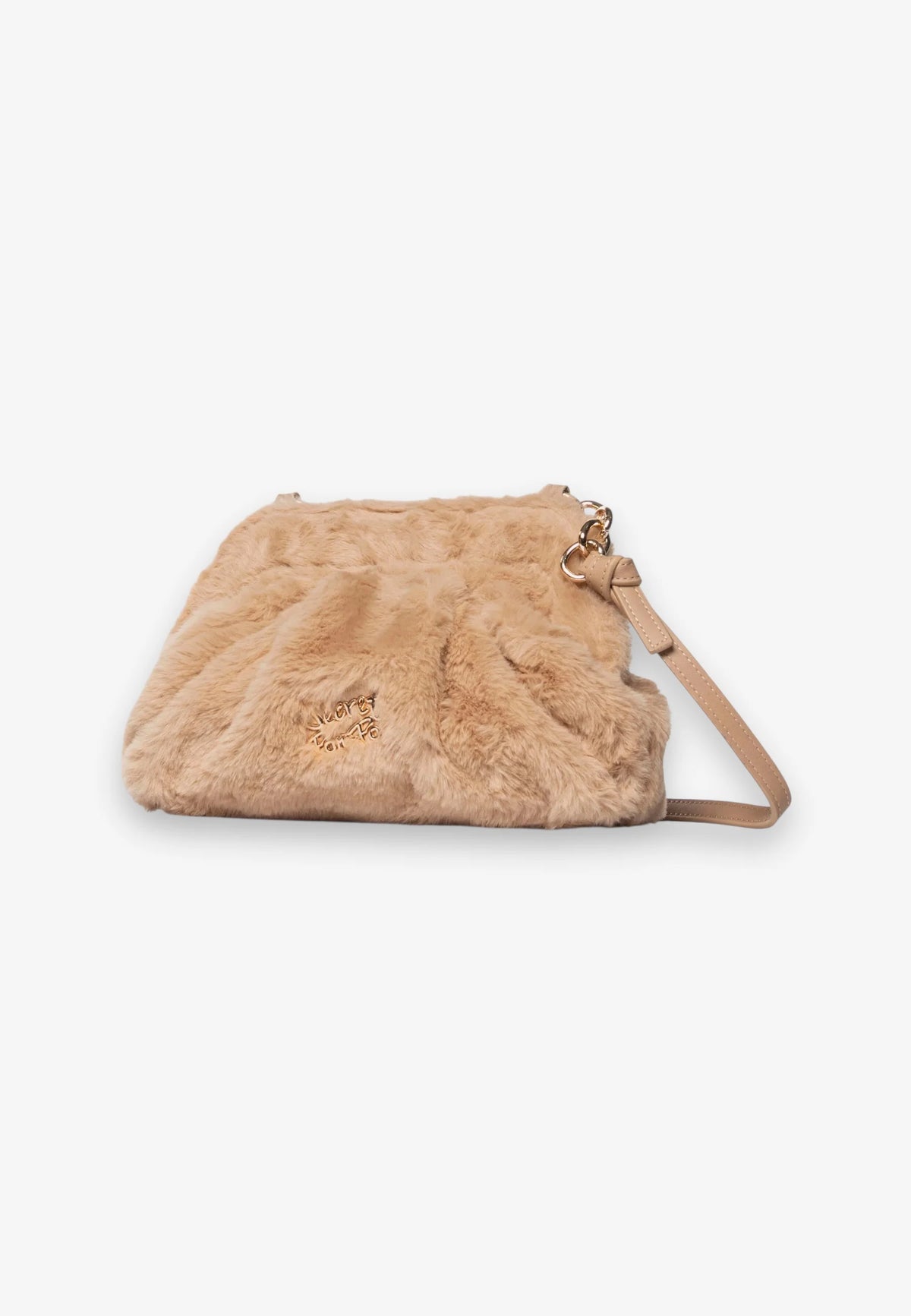 Secret Pon Pon Borsa Margaret Fur Colore Beige