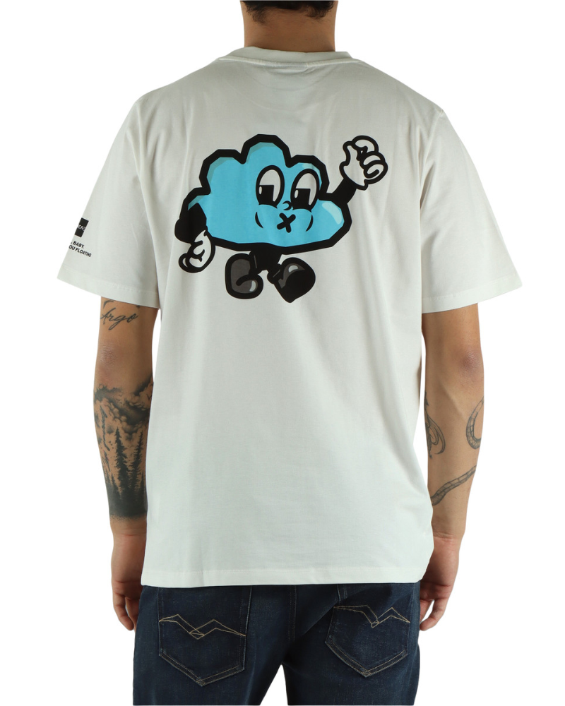 Outhere T-Shirt in Cotone Ethos Bianca