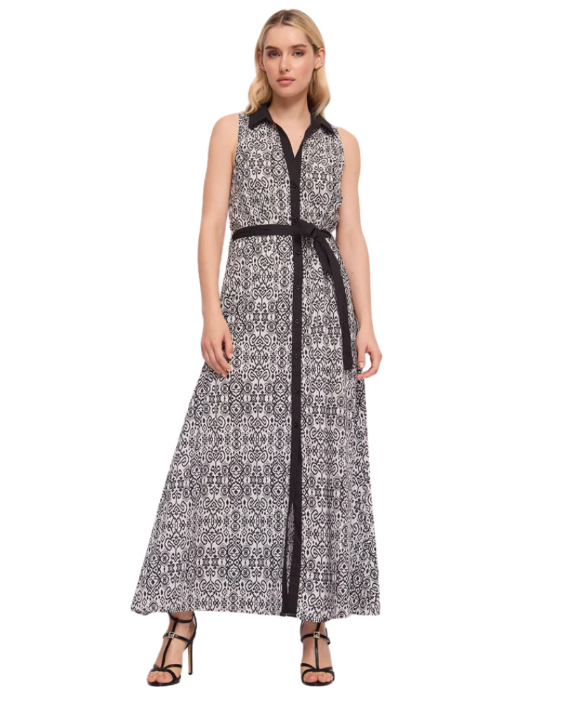 Gaudì Abito Chemisier Donna Bianco/Nero