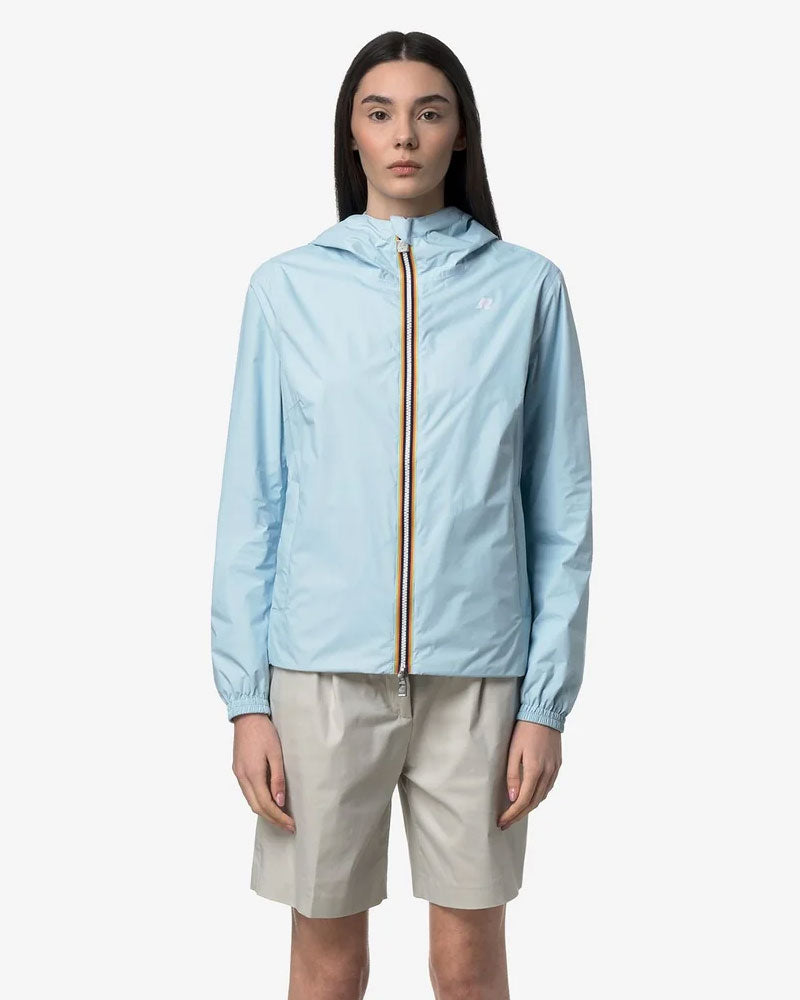 K-Way Giacca Lil 2.0 Plus.2 Reversible Colore Azzurro/Beige