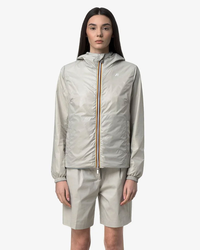 K-Way Giacca Lil 2.0 Plus.2 Reversible Colore Azzurro/Beige