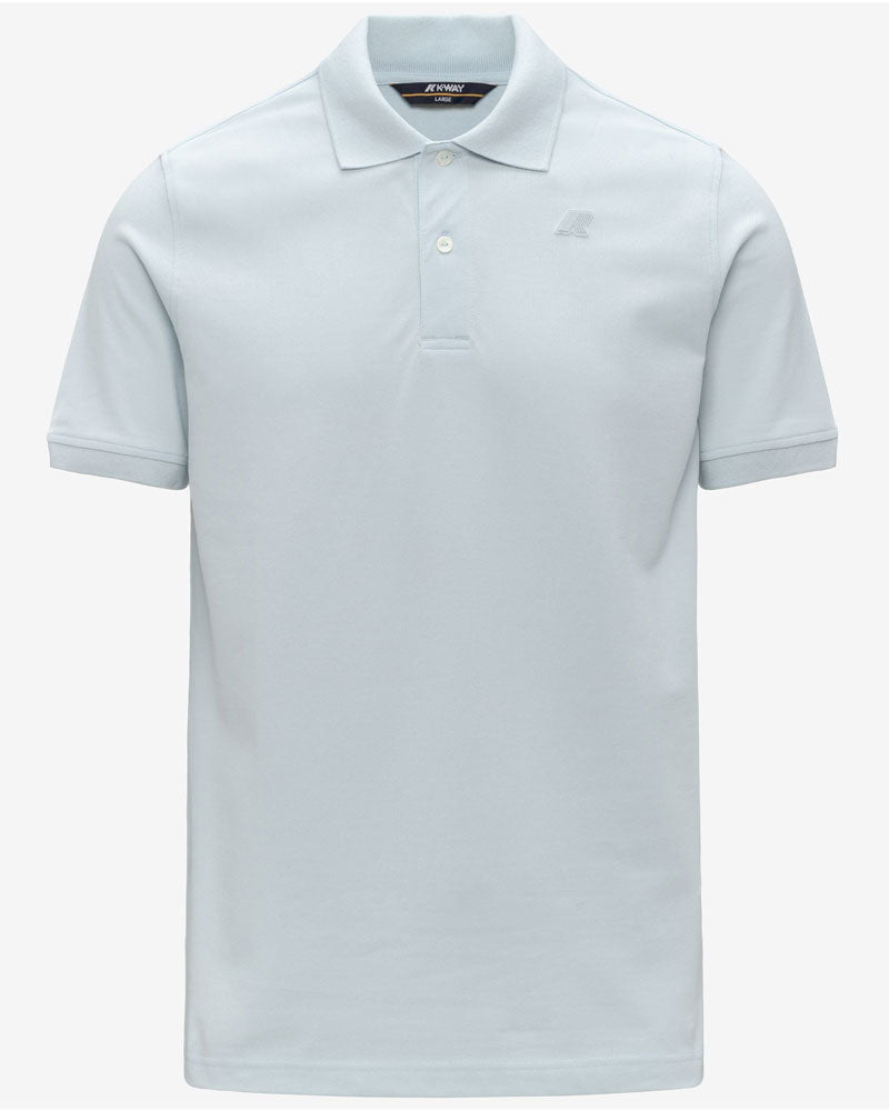 K-Way Polo Amedee Pique Slim Colore Azzurro
