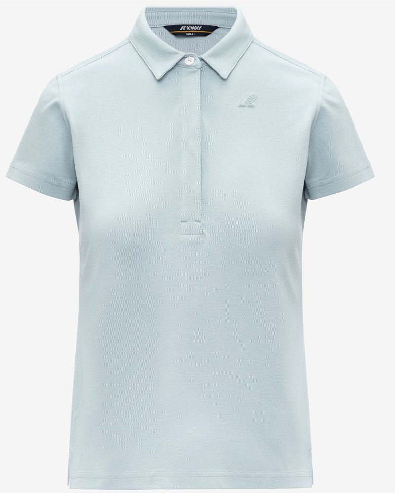 K-Way Polo Amedea Pique Slim Colore Azzurro