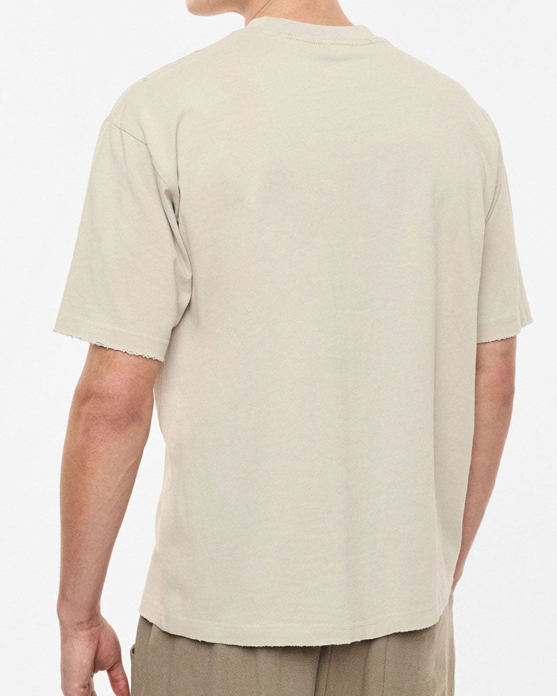 Imperial T-Shirt a Maniche Corte Girocollo Regular Fit Colore Beige