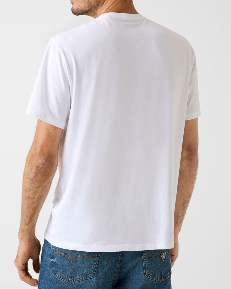 Guess T-Shirt in Modal Colore Bianco
