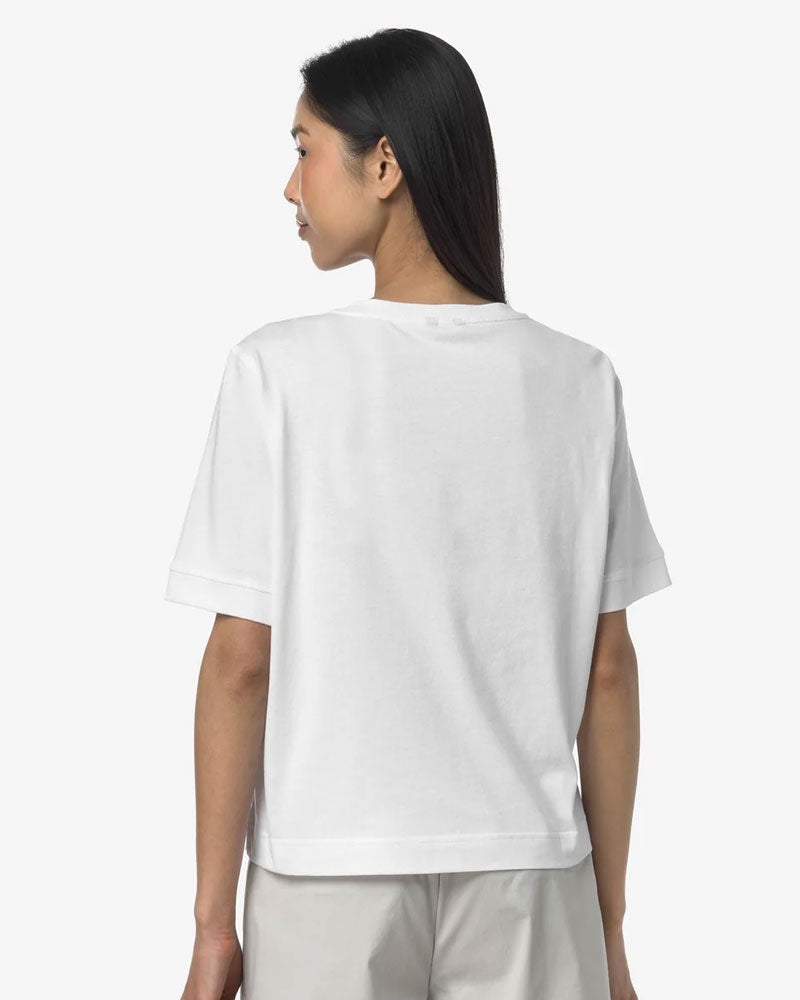 K-Way T-Shirt Selune Jersey Colore Bianco