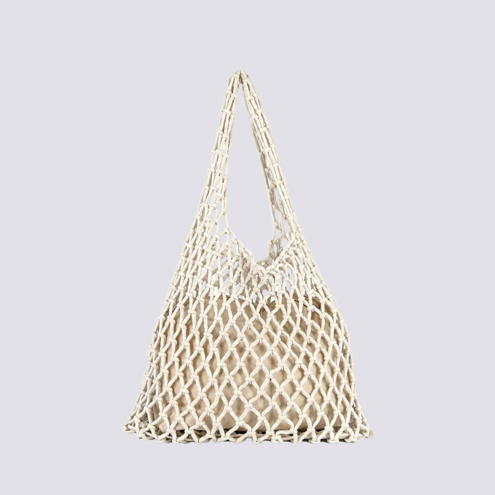 Vivienne D Borsa Mare Traforata Colore Bianco