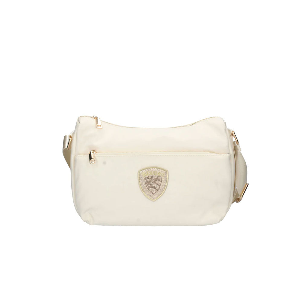 Blauer Borsa Crossbody in Nylon Colore Bianco