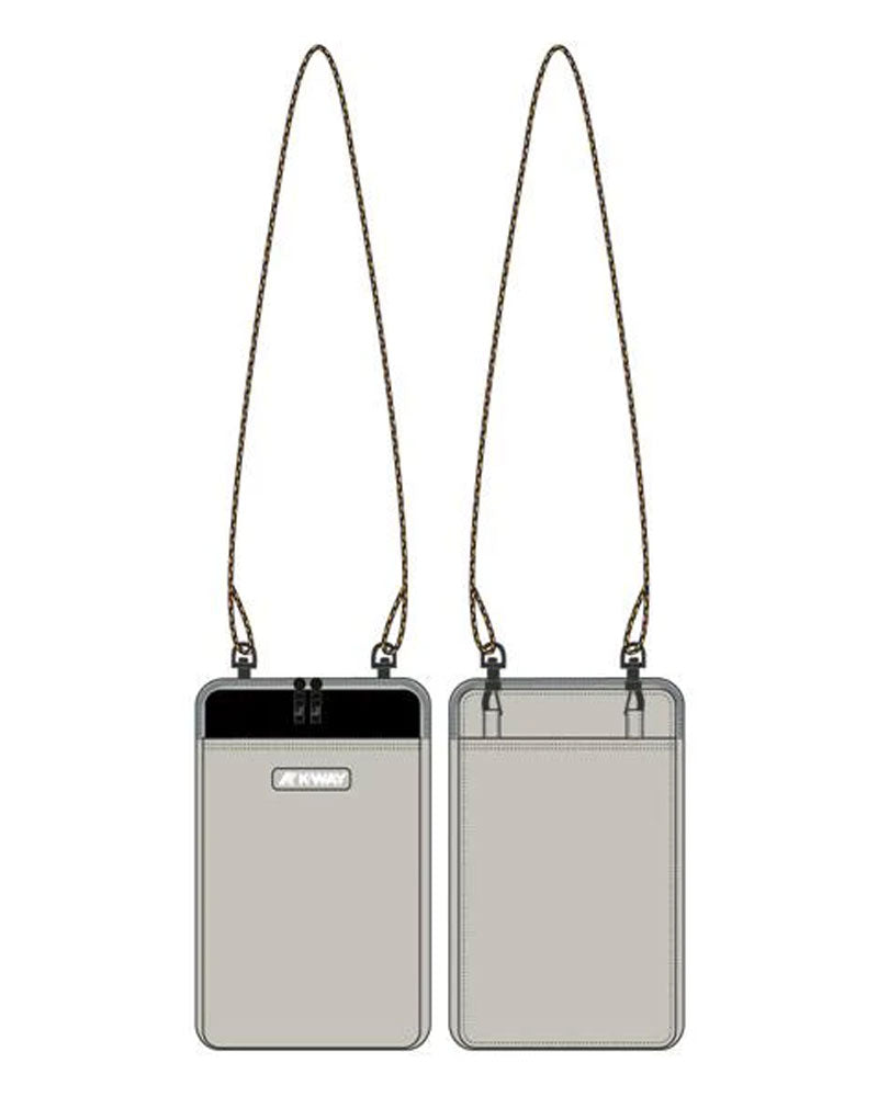 K-Way Porta Cellulare Vitree Colore Beige