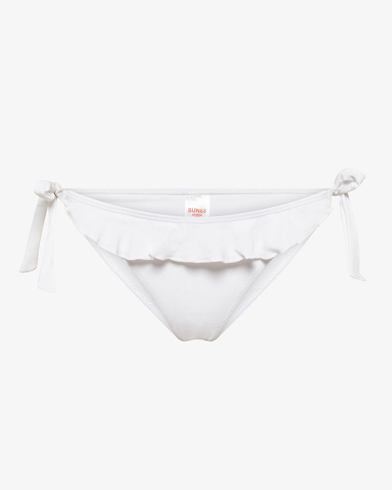 Sun 68 Slip Mare con Rouches Colore Bianco