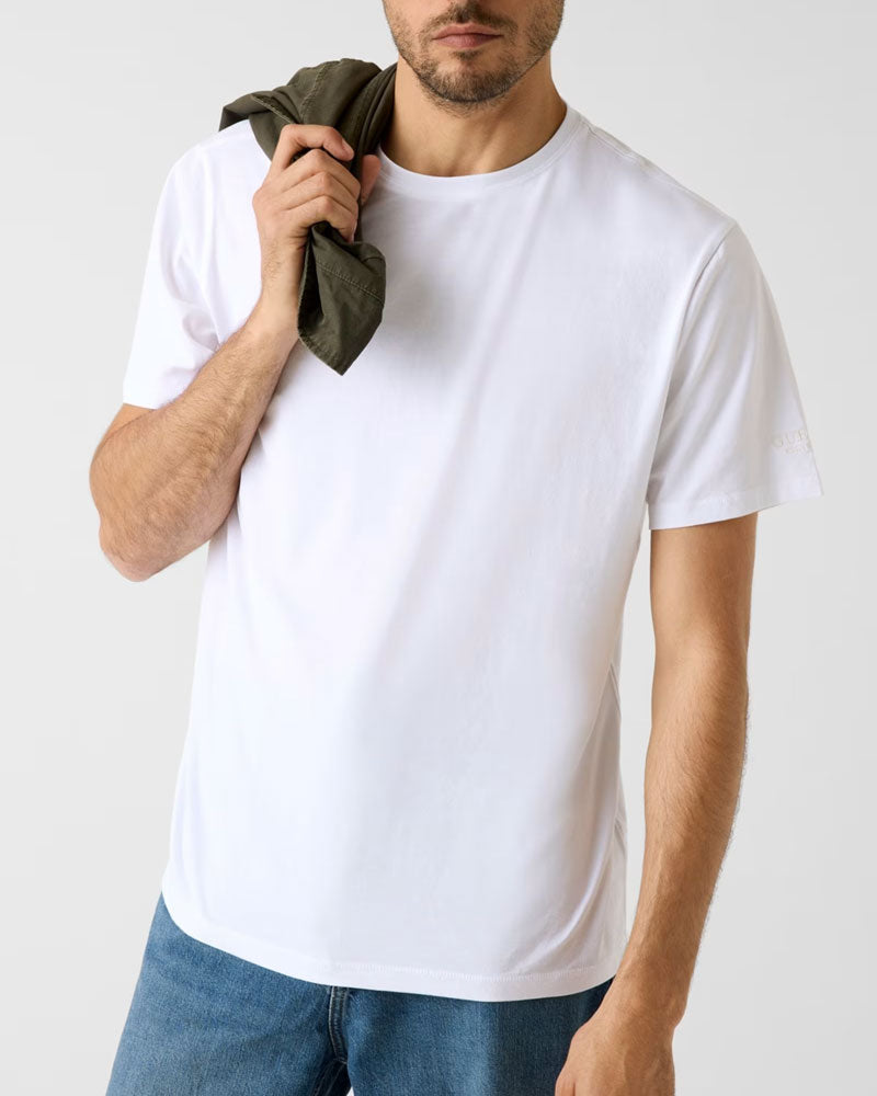 Guess T-Shirt in Modal Colore Bianco