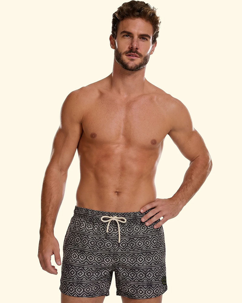F**k Shorts Mare Fantasia Colore Nero/Bianco