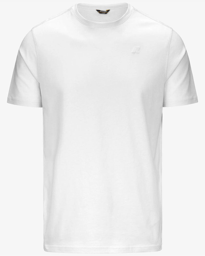 K-Way T-Shirt Odom Jersey Slim Colore Bianco