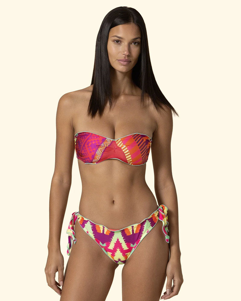 F**k Fascia con Slip Regolabile Fantasia Multicolore