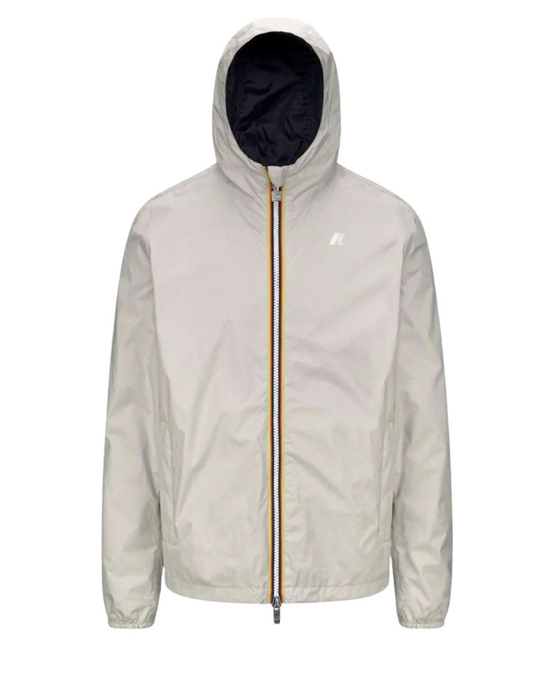 K-Way Jake Plus.2 Reversible Giacca Uomo Beige/Blu Navy