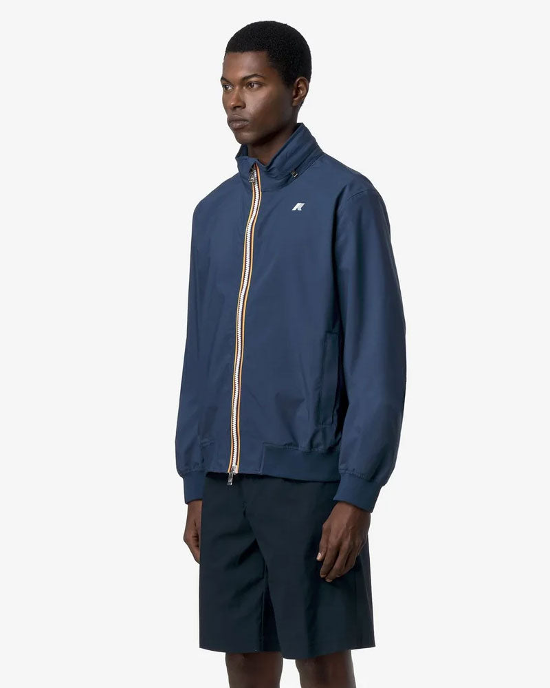 K-Way Giacca Arsene Stretch Dot Colore Blu Insignia