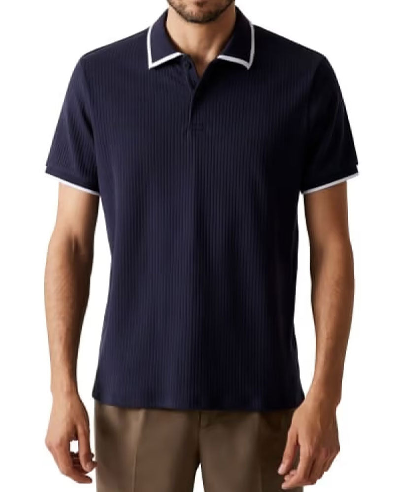 Guess Polo Collo Bowling Colore Blu