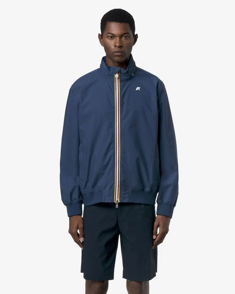 K-Way Giacca Arsene Stretch Dot Colore Blu Insignia