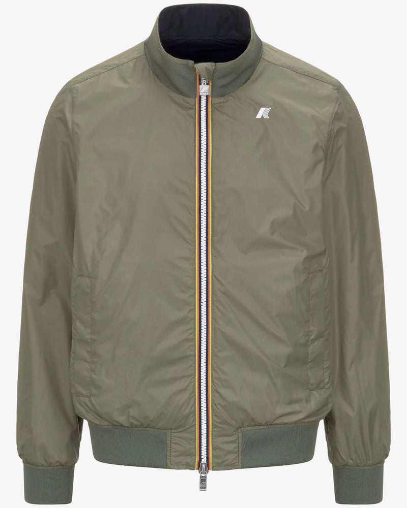 K-Way Giacca Arsen Plus.2 Double Colore Blu Navy/Verde