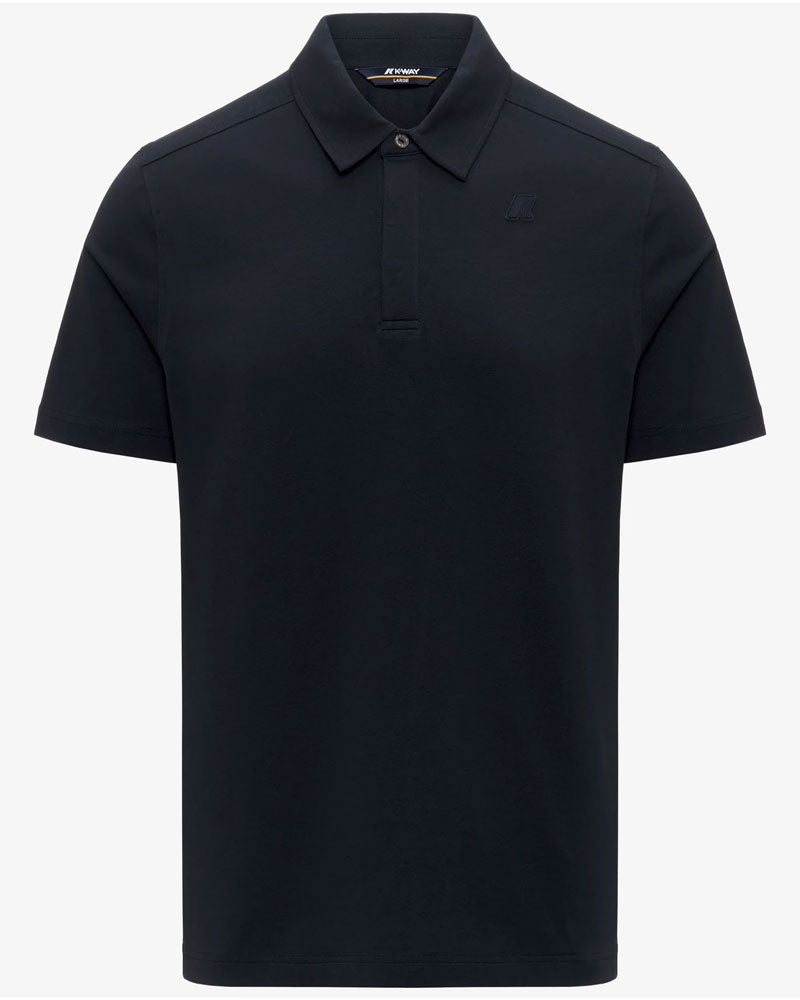 K-Way Polo Viggo Light Stretch In Jersey Colore Blu Navy