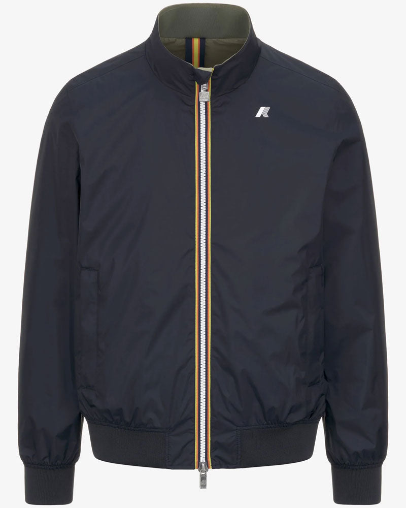 K-Way Giacca Arsen Plus.2 Double Colore Blu Navy/Verde