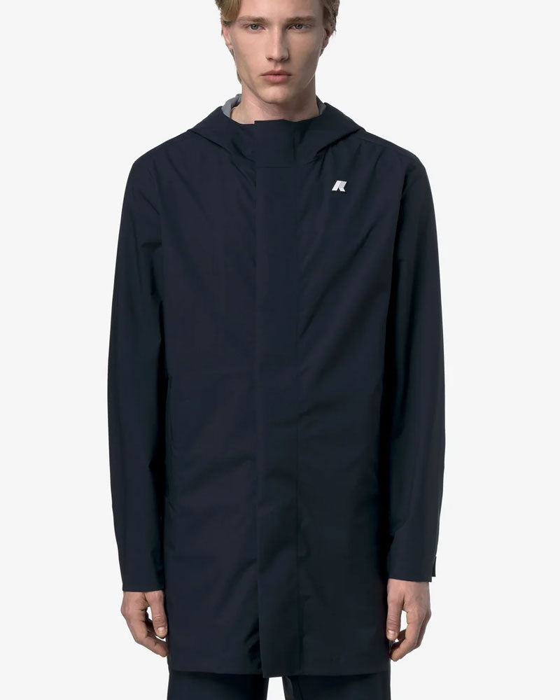 K-Way Giaccone Tommy Stretch 2L Colore Blu Scuro