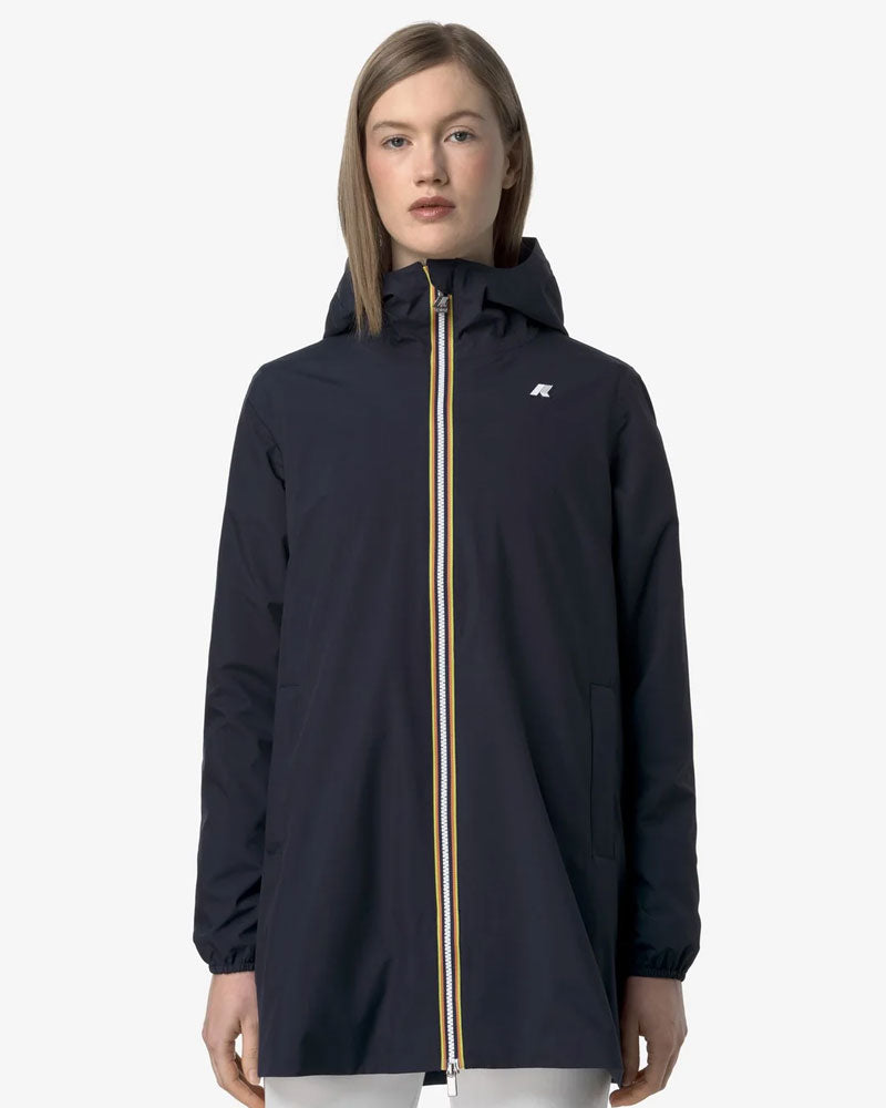 K-Way Giacca Sophie Stretch Poly Jersey Colore Blu Scuro