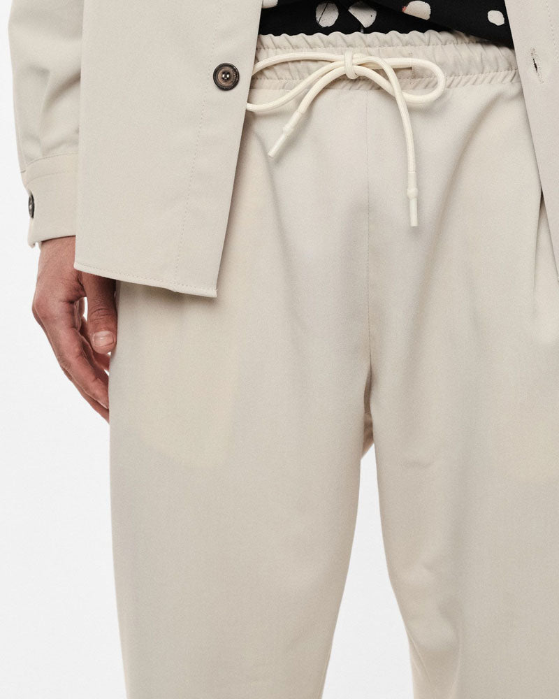 Imperial Pantaloni Jogger con Coulisse e Risvolto Colore Calce