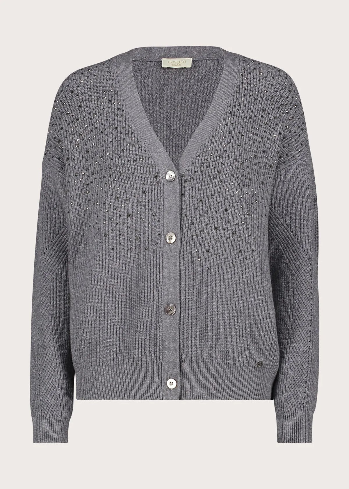 Gaudì Jeans Cardigan da donna con scollo a V