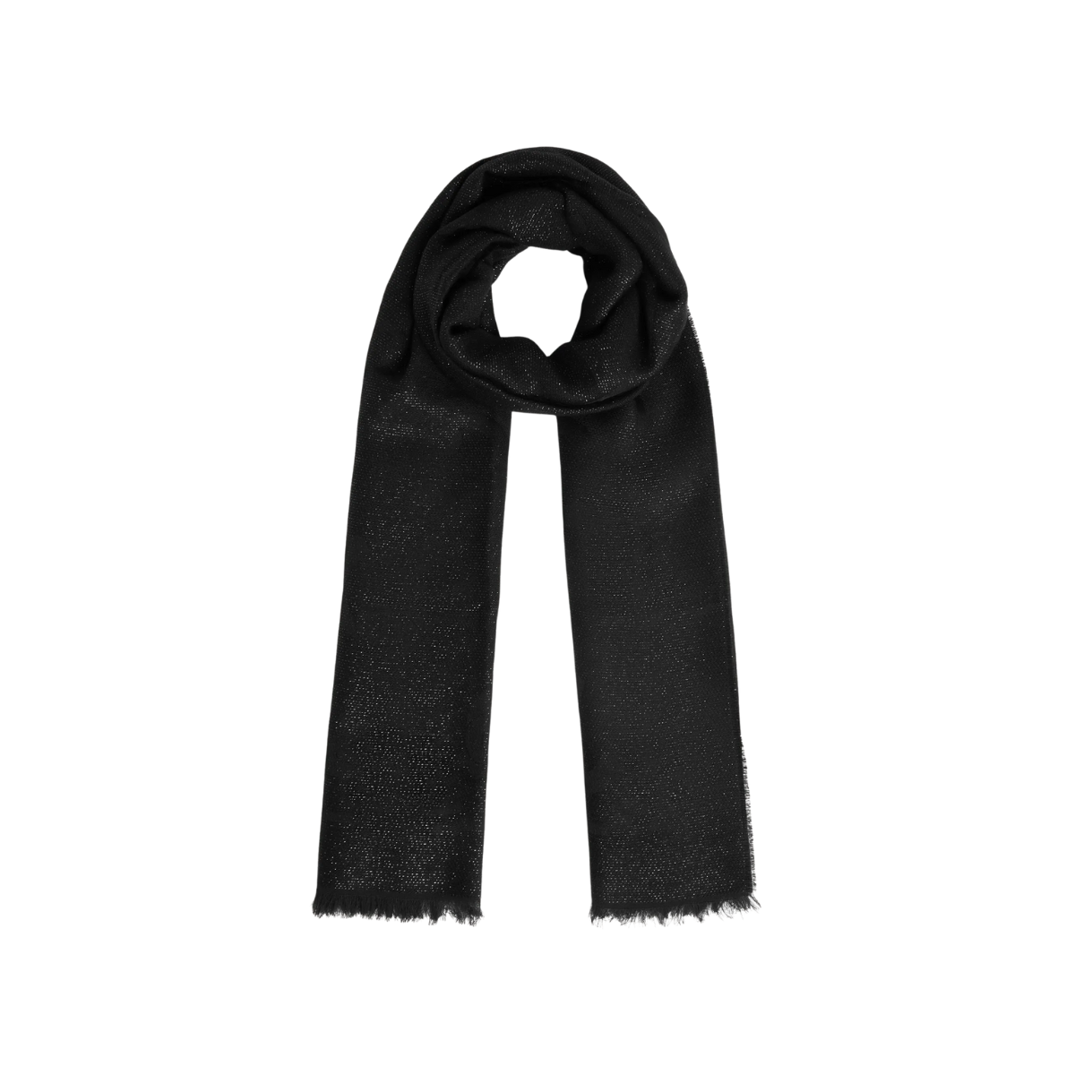 Coccinelle C-Me Sciarpa Colore Nero Brillantinato