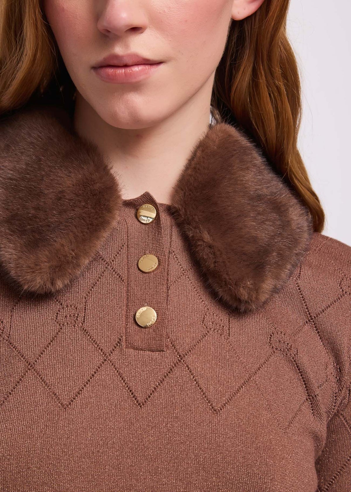 Gaudì Polo Colore Marrone da Donna con Logo