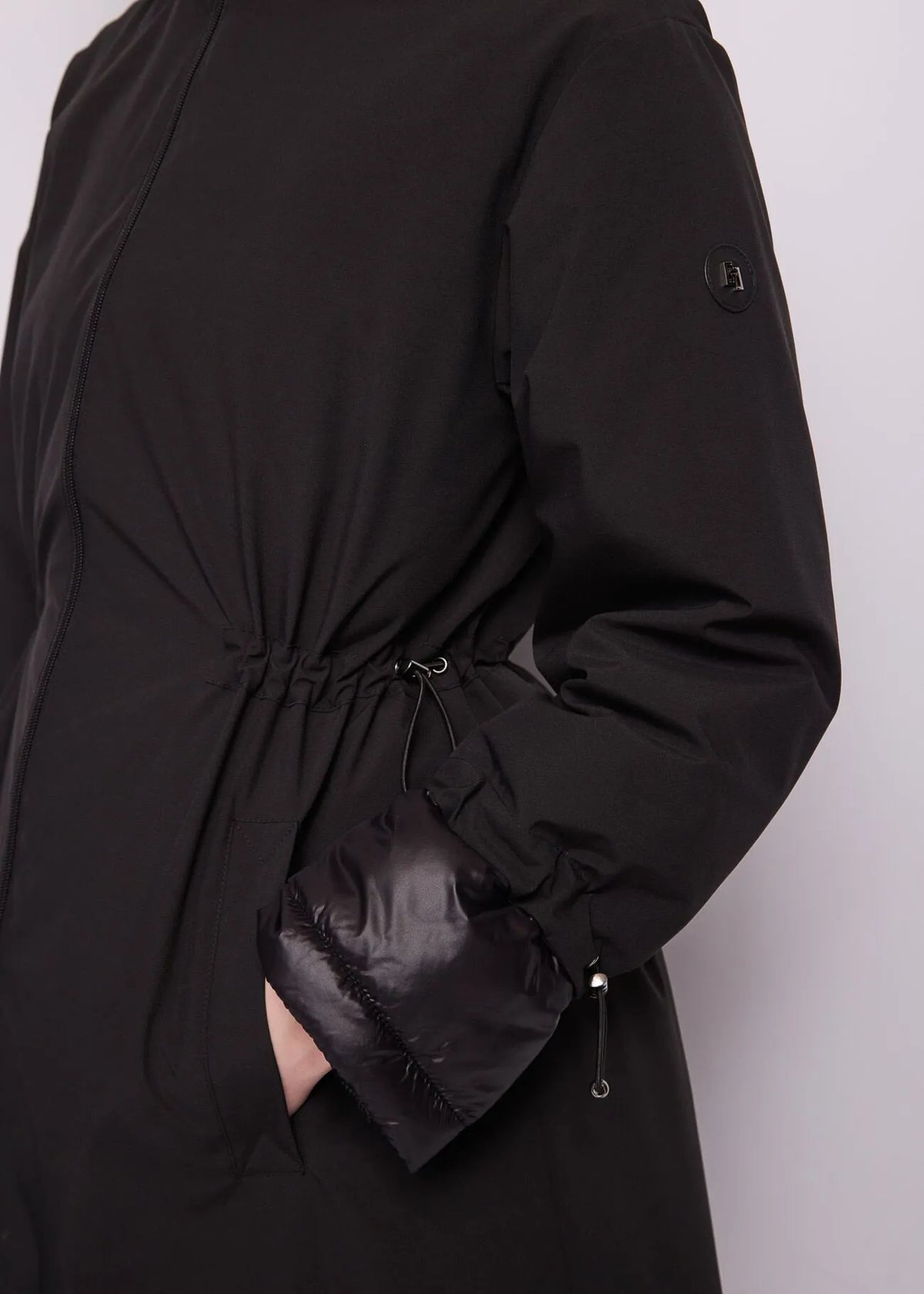 Gaudì Jeans Parka da Donna in Nylon con Zip