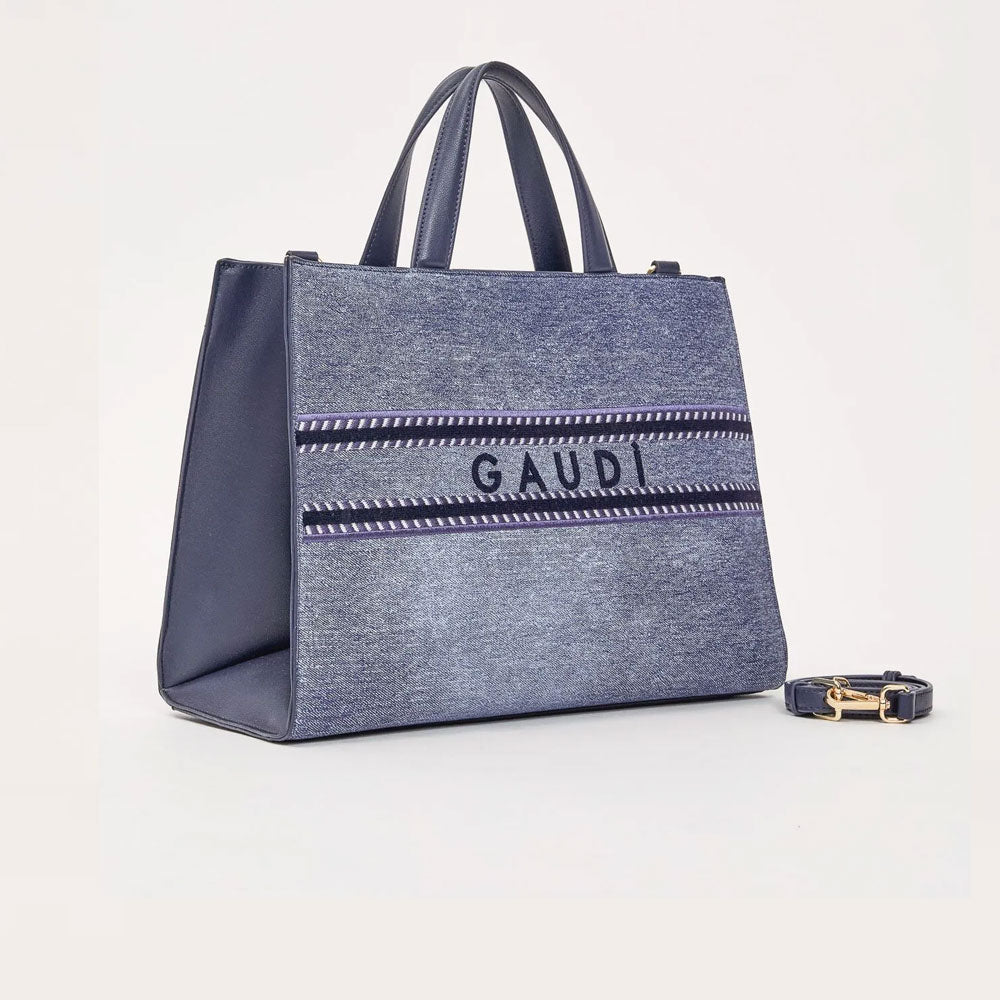 Gaudì Borsa Shopping Medium Colore Denim