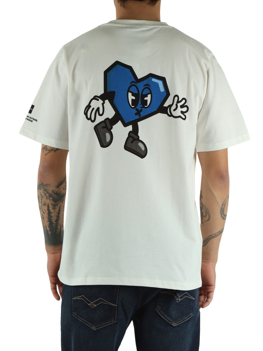 Outhere  T-Shirt in Cotone Zalya  Bianca
