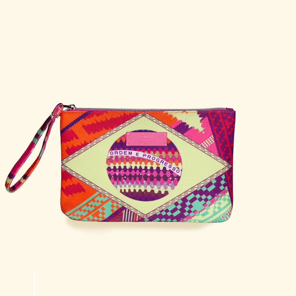 F**k Pochette Mini Fantasia Colore Fucsia