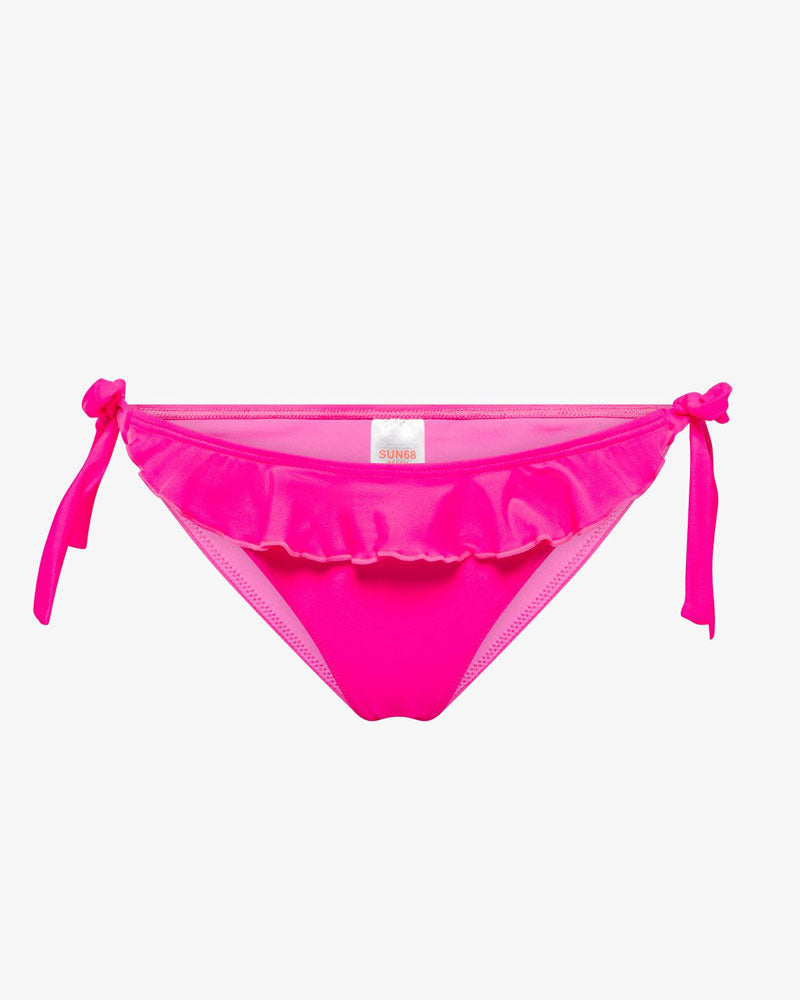 Sun 68 Slip Mare con Rouches Colore Fucsia