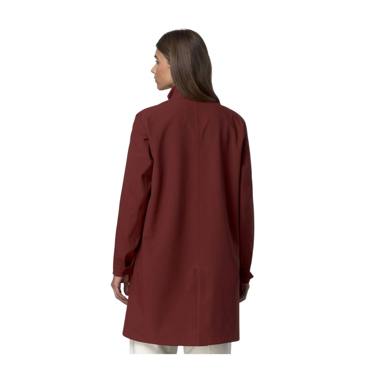 K-Way Giacca Impermeabile Dukesse Boned Colore Rosso da Donna