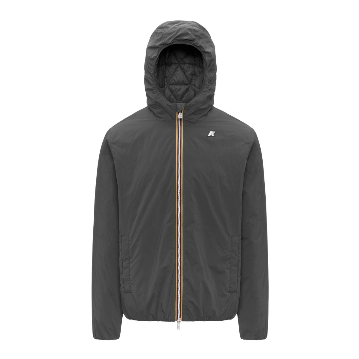 K-Way  Giacca Plain Warm  Corta Isolante Colore Grigio da Uomo con Imbottitura Ecologica