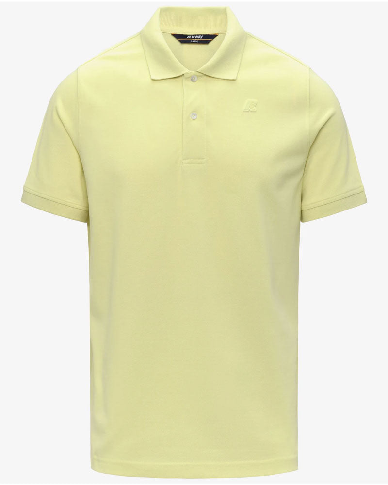 K-Way Polo Amedee Pique Slim Colore Giallo Lime