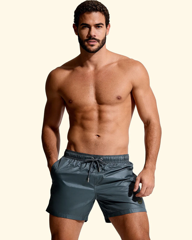 F**k Shorts Mare con Lacci Colore Grigio Scuro